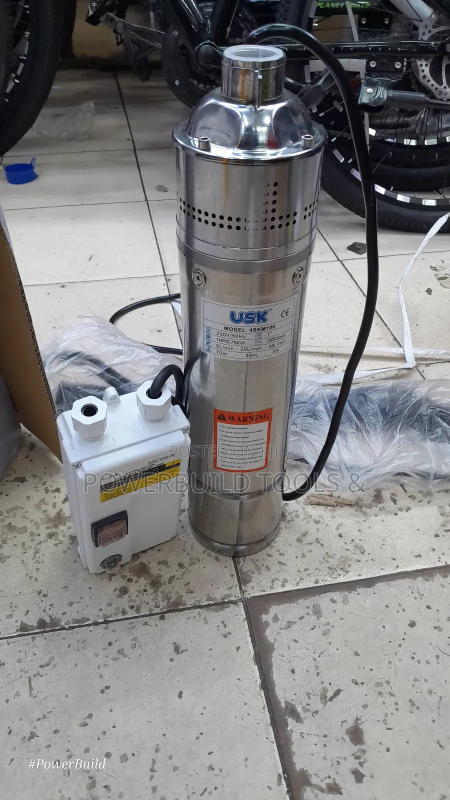 Usk Shallow Well Submersible Pump 1hp