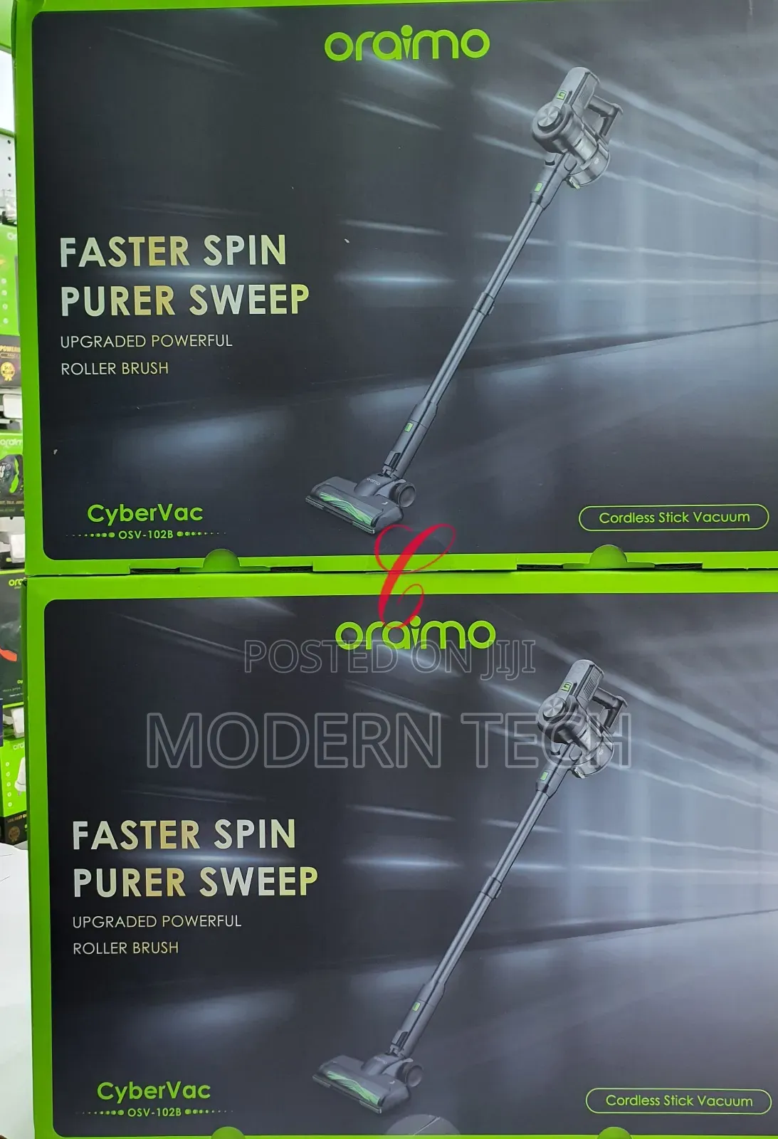 Oraimo Cybervac 180w Wireless Stick Vacuum Cleaner