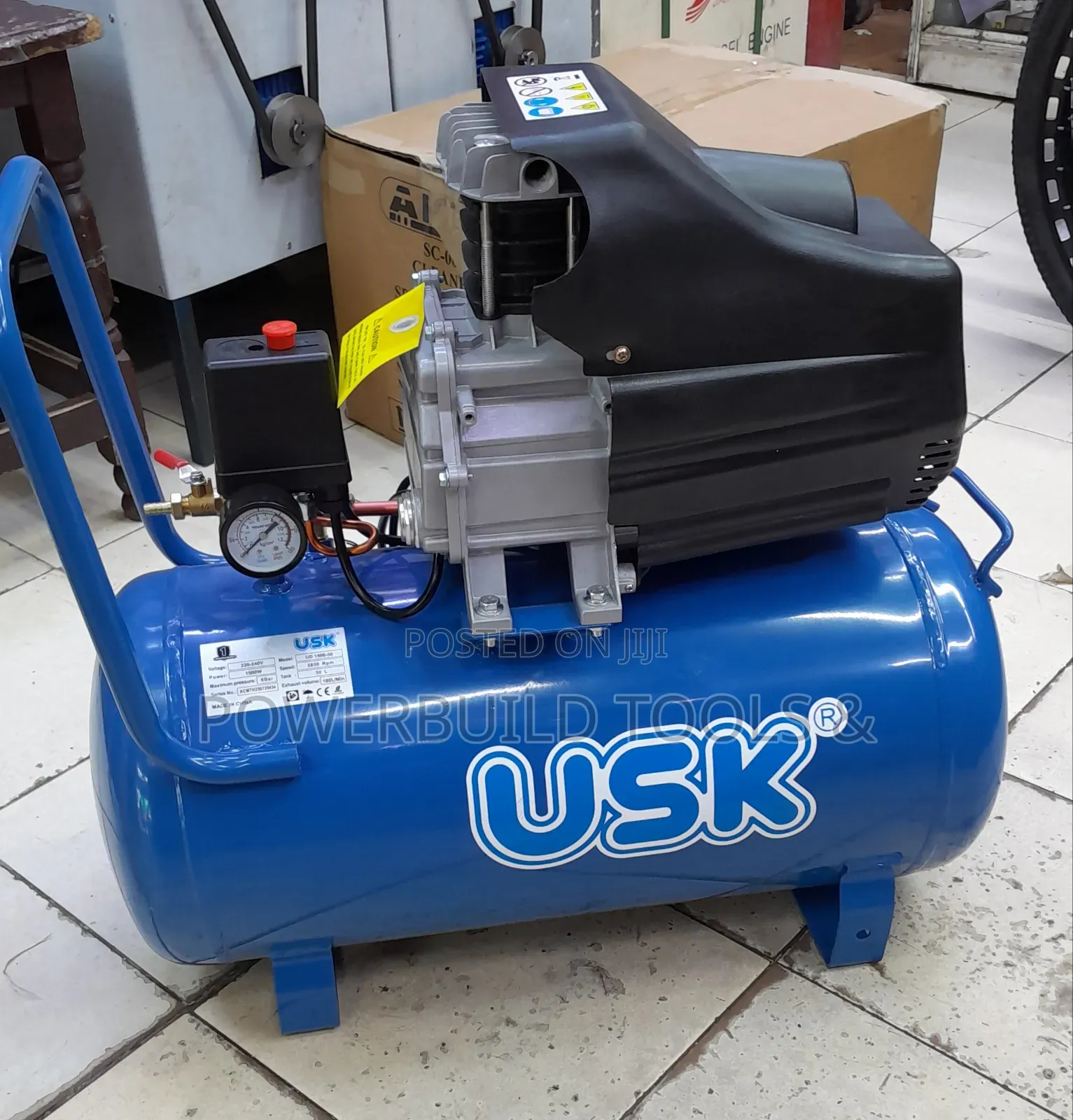 Usk 50l Direct Electric Compressor