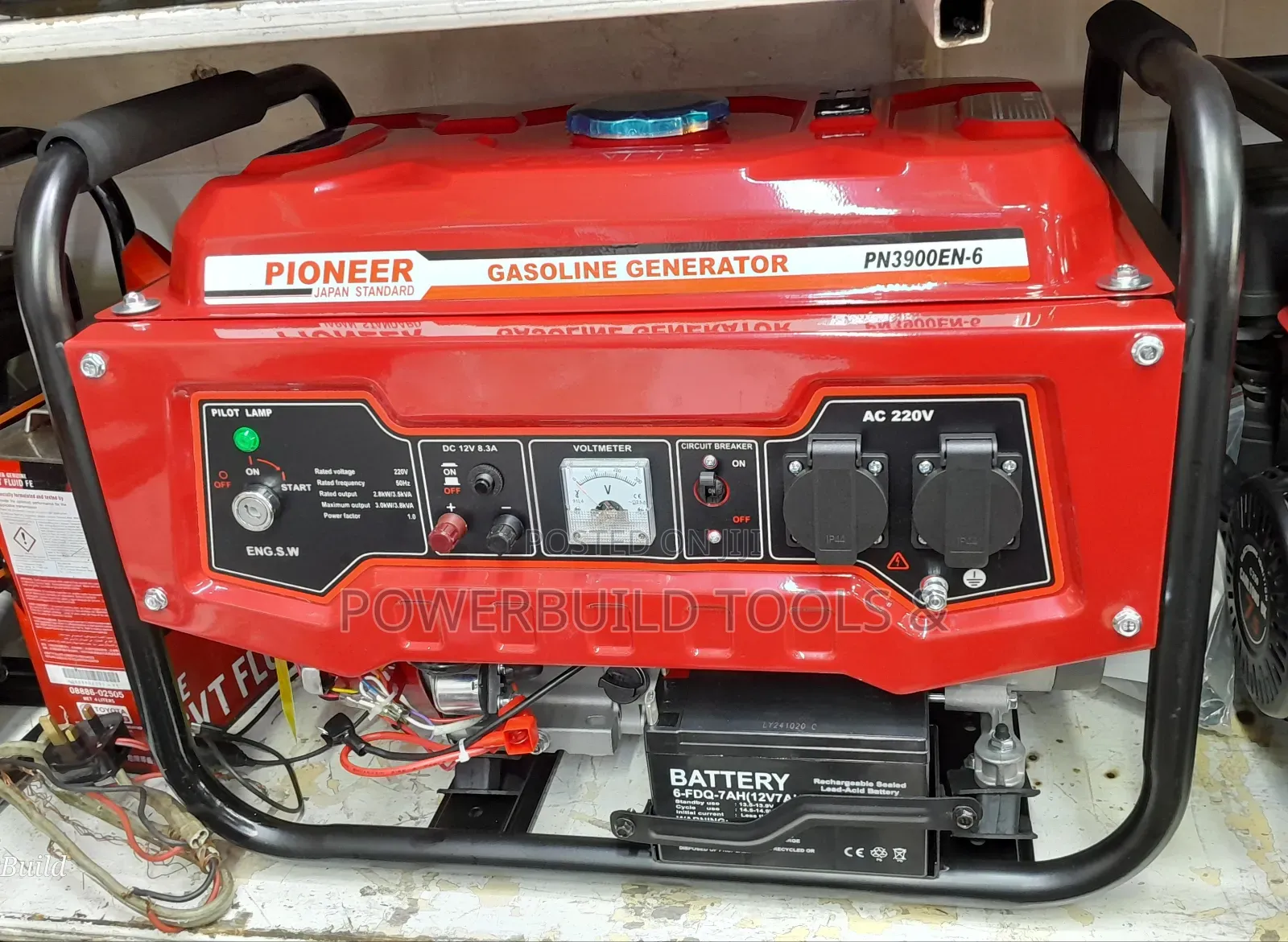 Pioneer 4kva/3.8kw Petrol Generator Keystart