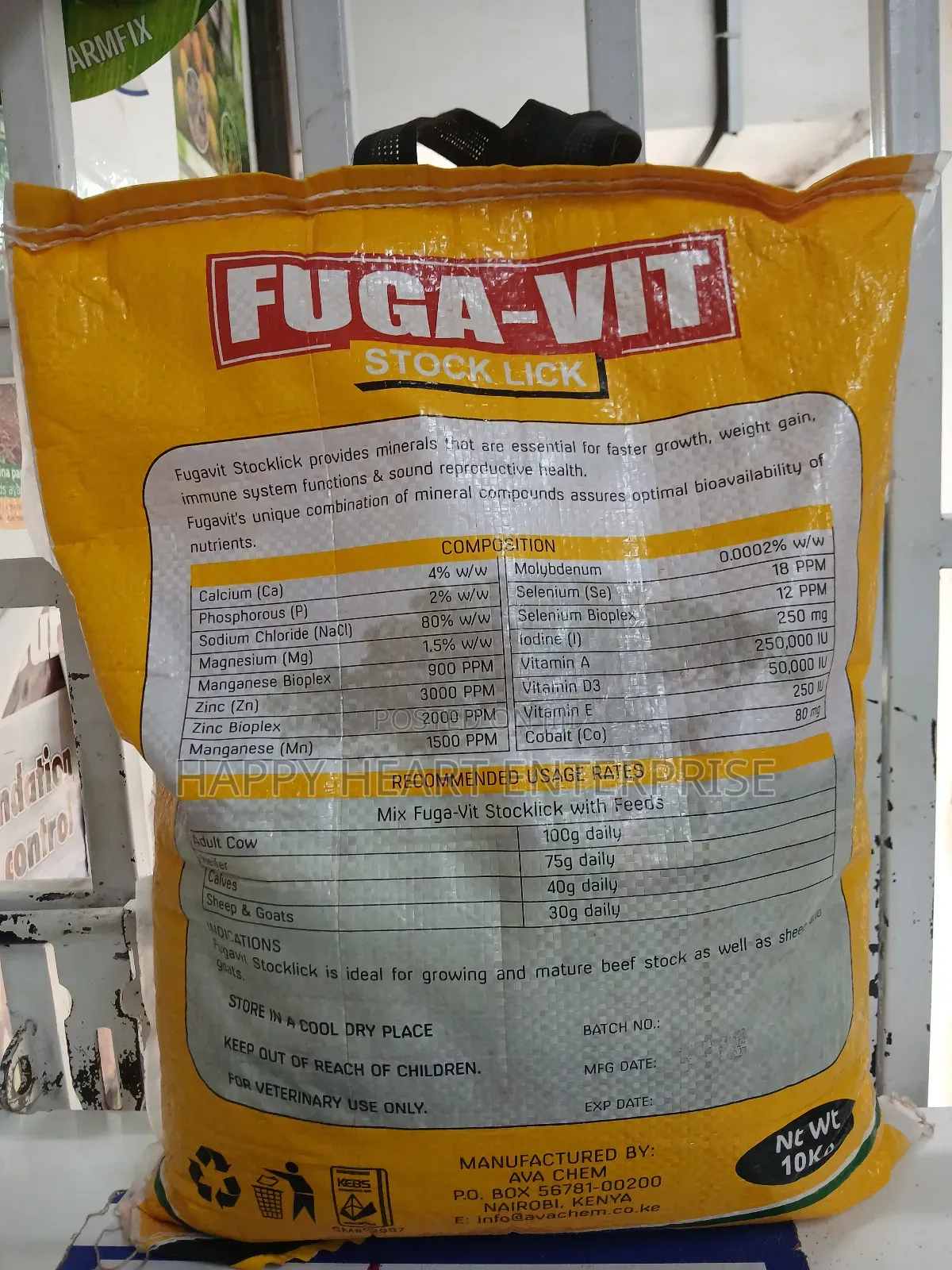 Fugavit Stocklick 10kgs