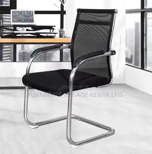 Office Chair:Office Mesh Chair With Mid-Level Back Support