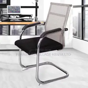 Office Chair:Office Mesh Chair With Mid-Level Back Support