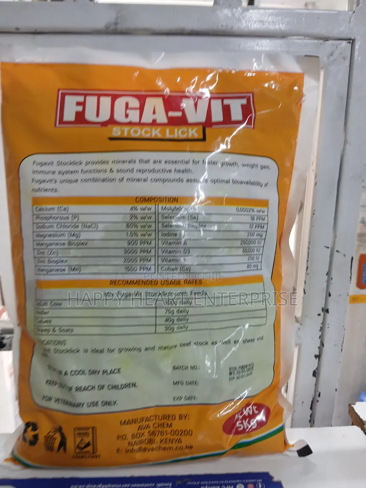 Fugavit Stocklick 5kgs
