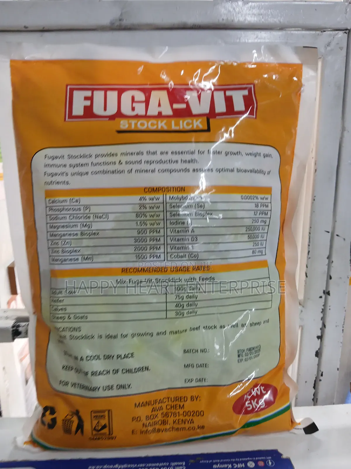 Fugavit Stocklick 5kgs
