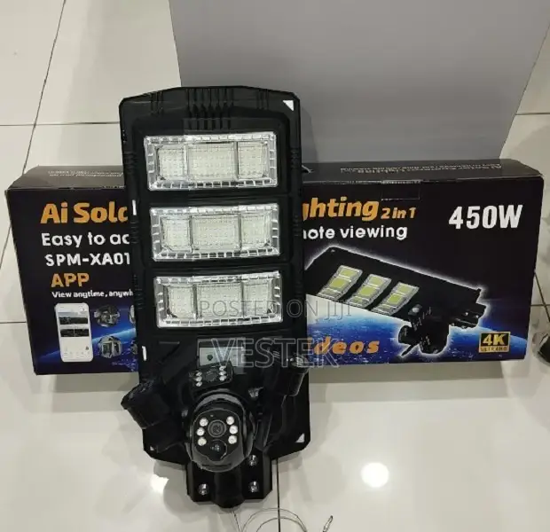 Ai Solar Camera + Lighting 2 in 1 | 1080p Security Camera