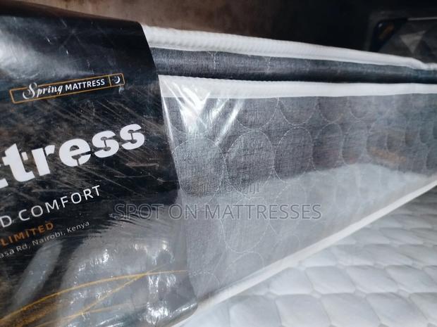 5by6 12inch Pillowtop Spring Mattresses + Free Delivery.