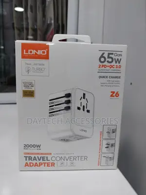 Ldnio Z6 Universal Gan Outlets Power Strip Travel Adapter