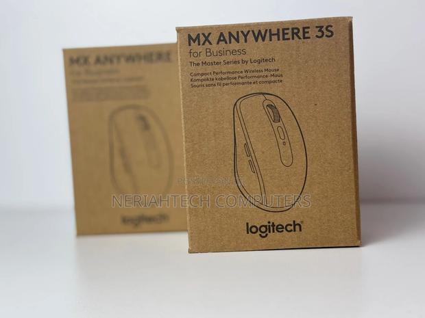 Logitech Mx Anywhere 3s, Silent, Black - Wireless Mouse Blue - main view