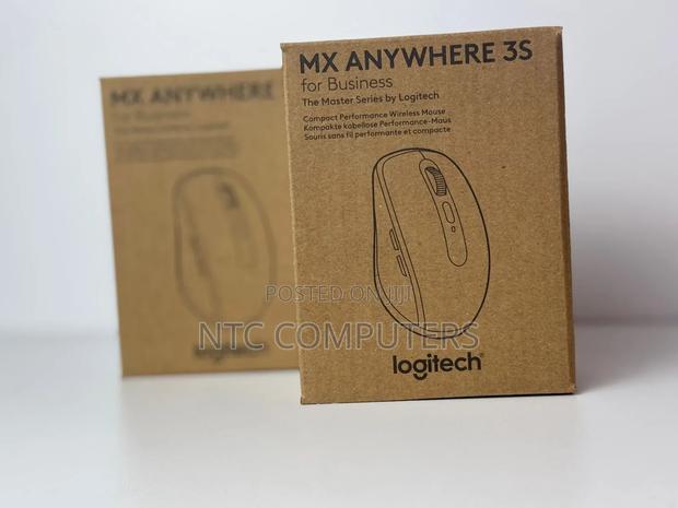 Logitech Mx Anywhere 3s, Silent, Black - Wireless Mouse Blue