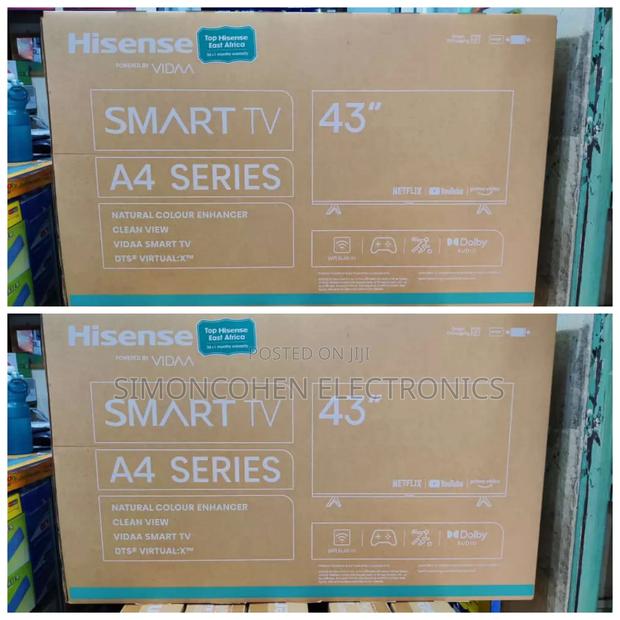 Hisense 43" Smart A4 Frameless Tv - main view