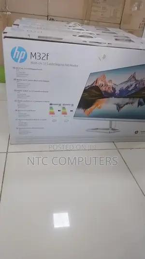 Hp M32f 31.5" FHD Monitor, Black Color 1 Vga, 2 Hdmi 1.4 -