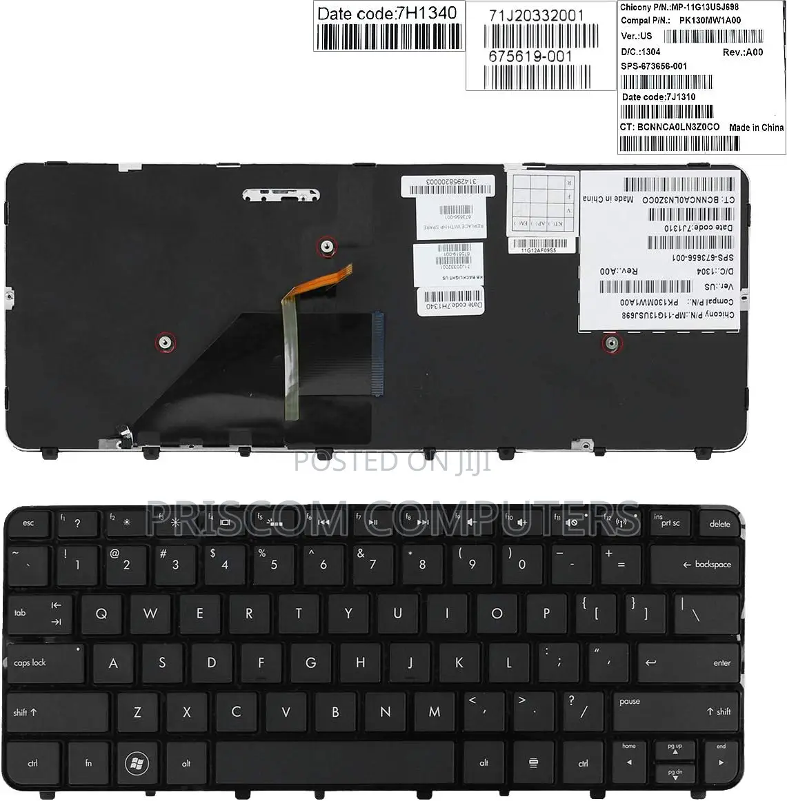 Laptop Keyboard for Hp Folio 13 13-1000 13-2000 Series