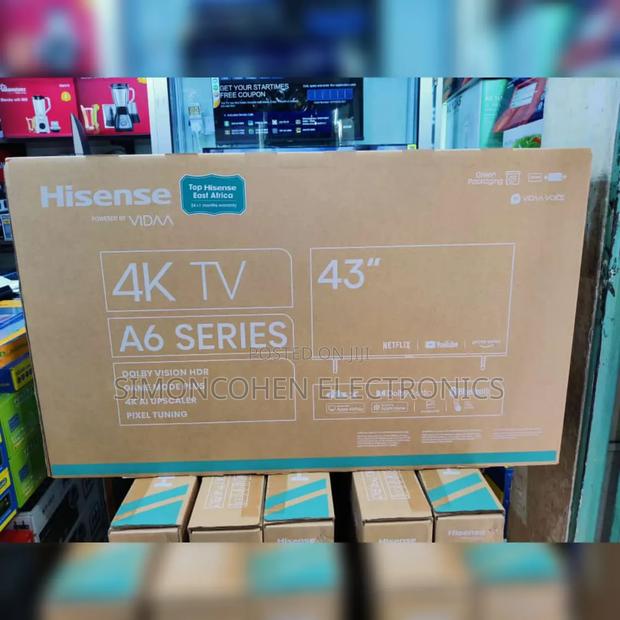 Hisense 43" Smart A6 East Africa Warranty
