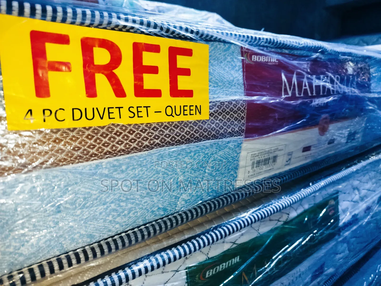 Bobmil Maharaja Mattresses + Free Duvet - 5by6 8inch Thick