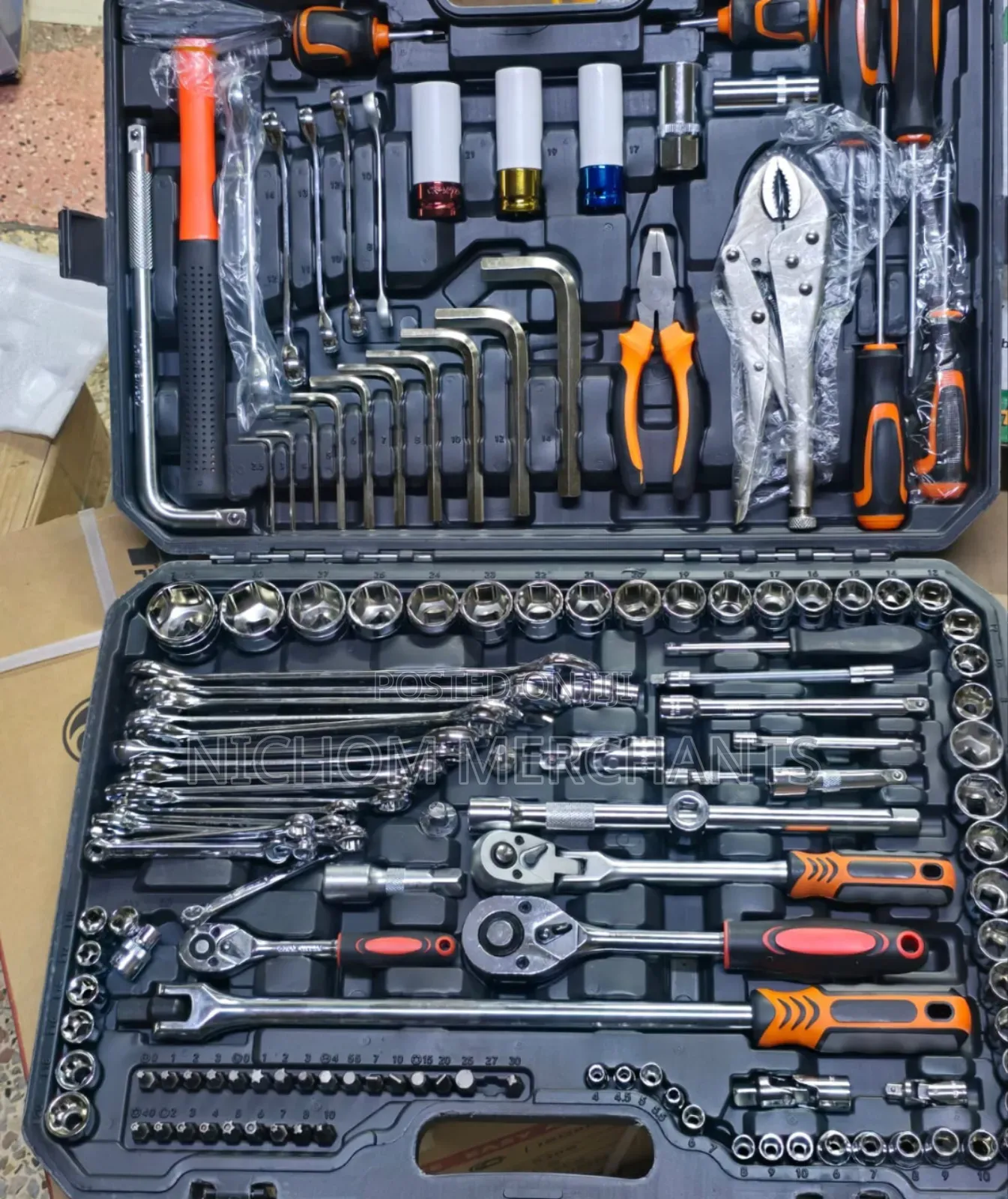 142pcs Toolbox/Toolset/Mechanical Toolbox