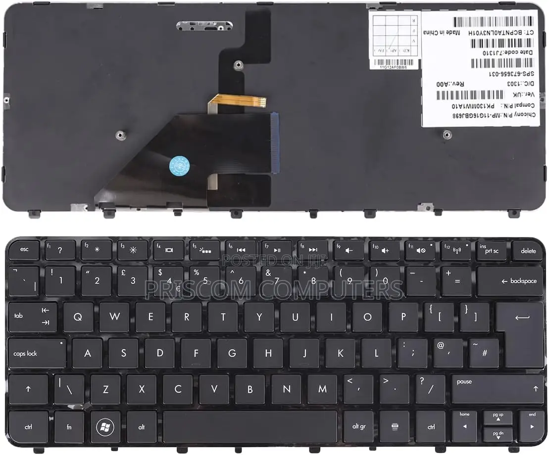 Hp Folio 13-2000 Backlit Keyboard