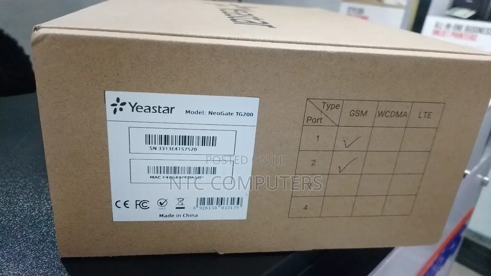 Yeastar Tg200 2 Ports GSM Voip Gateway