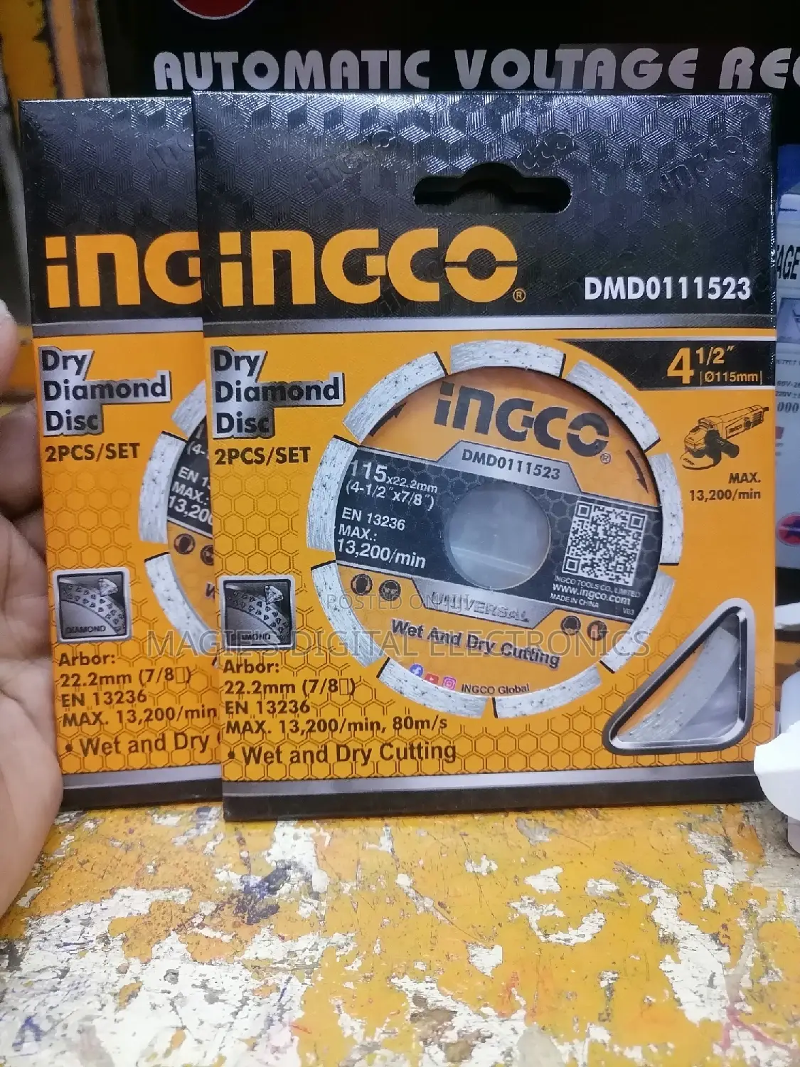 Top Quality 2pcs Ingco Diamond Disc