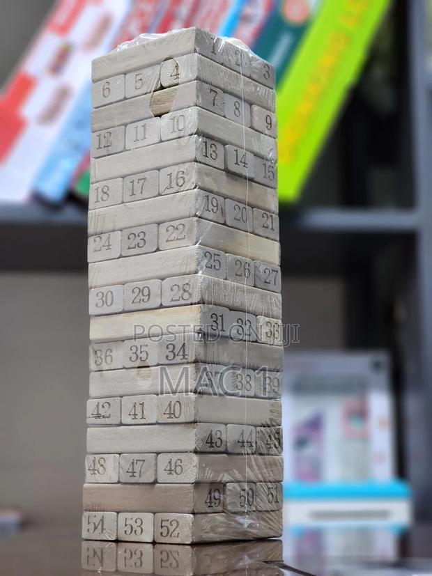 Tumbling Jenga Blocks Wooden Solid Jenga - thumbnail 2