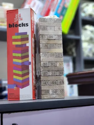Tumbling Jenga Blocks Wooden Solid Jenga