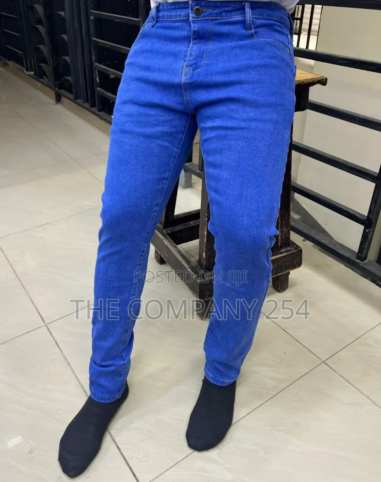 Quality Casual Plain Denim Made Jeans Trousers