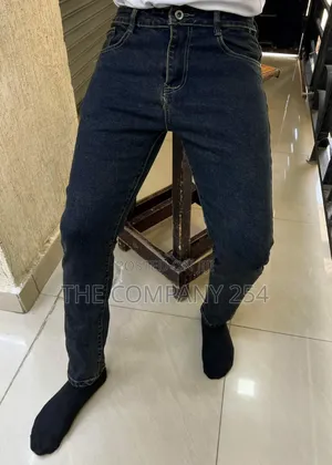 Quality Casual Plain Denim Made Jeans Trousers