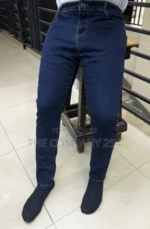 Quality Casual Plain Denim Made Jeans Trousers