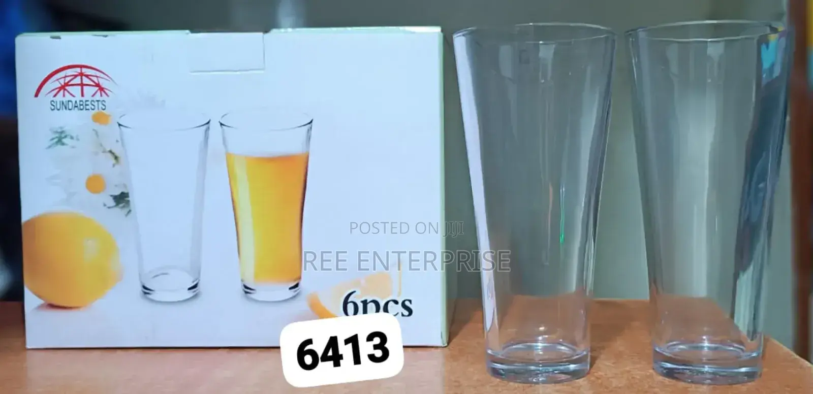*Long Horn Glass 6 PCS Brand New