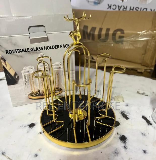 Rotatable Glass Holder Rack New Model
