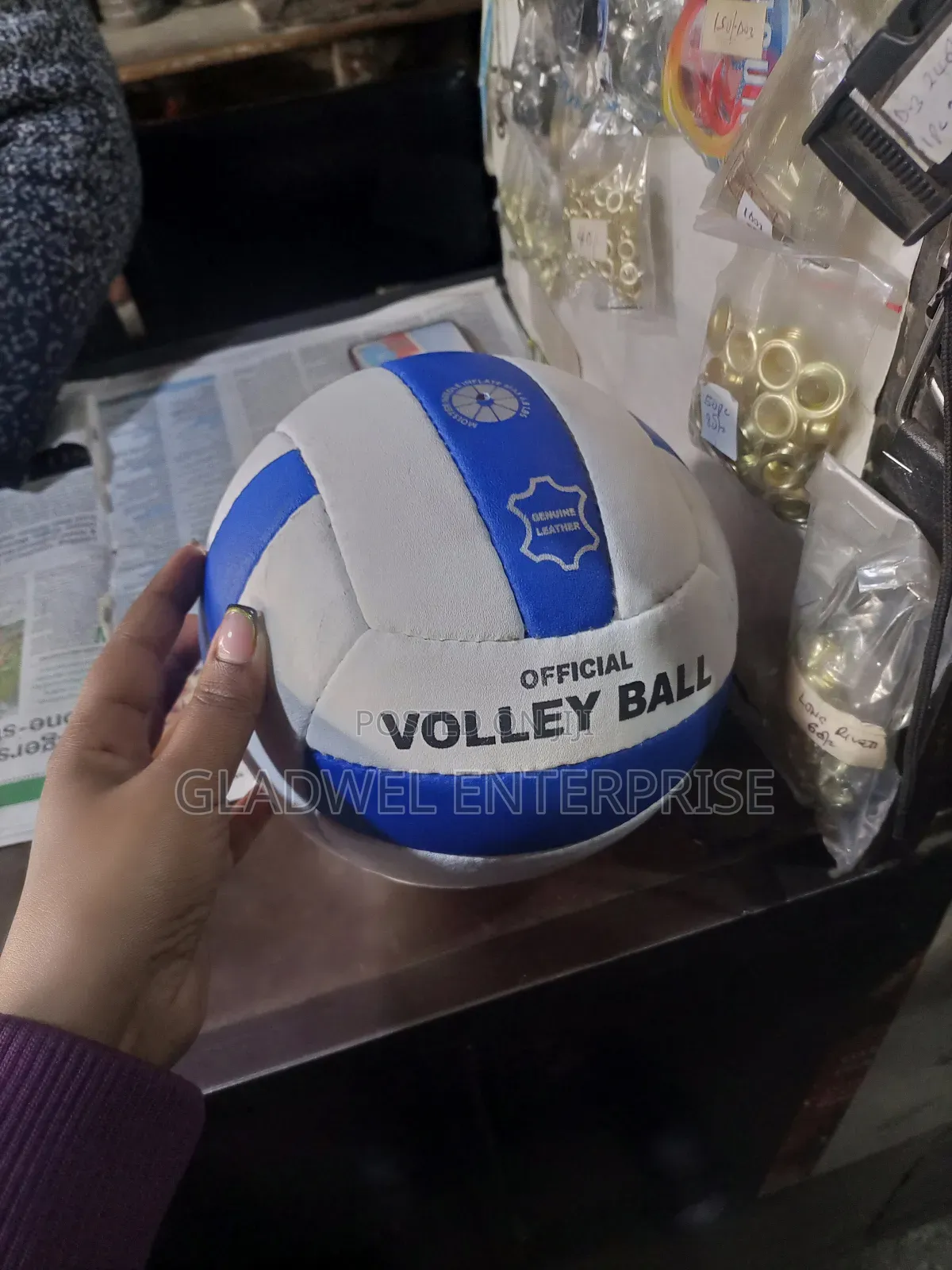 Original Leather Volleyball Ball