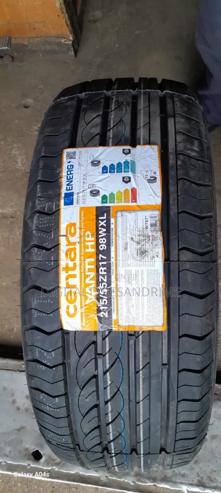 215/55r17 Centara Tyres Brand New