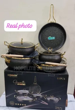 Heavy Elegant Granite Cooking Pot