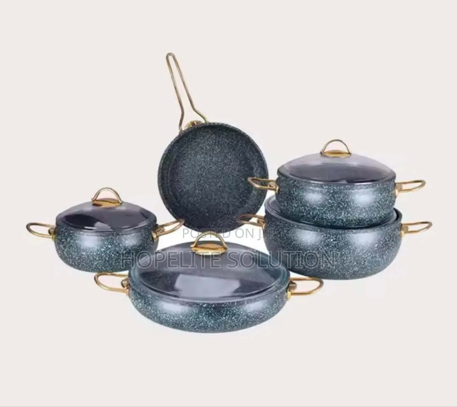 Heavy Elegant Granite Cooking Pot