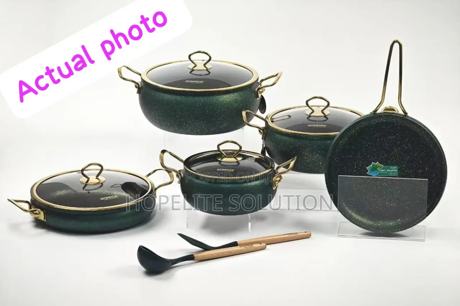 Heavy Elegant Granite Cooking Pot