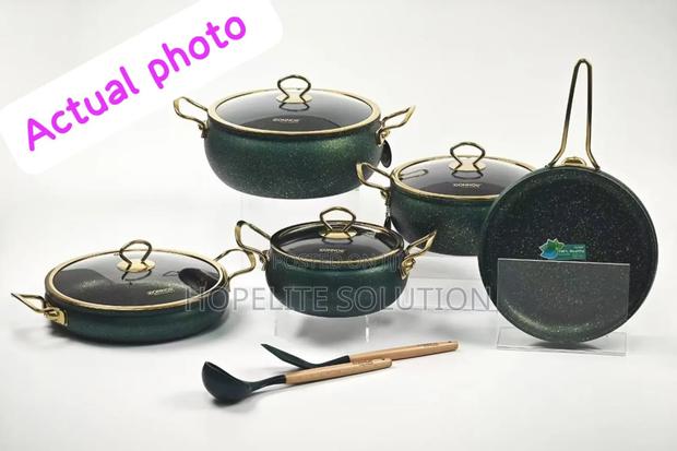 Heavy Elegant Granite Cooking Pot - thumbnail 7