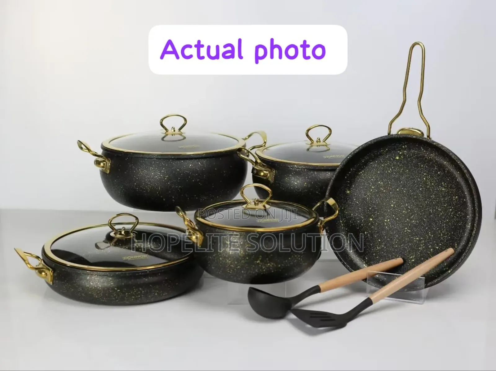 Heavy Elegant Granite Cooking Pot