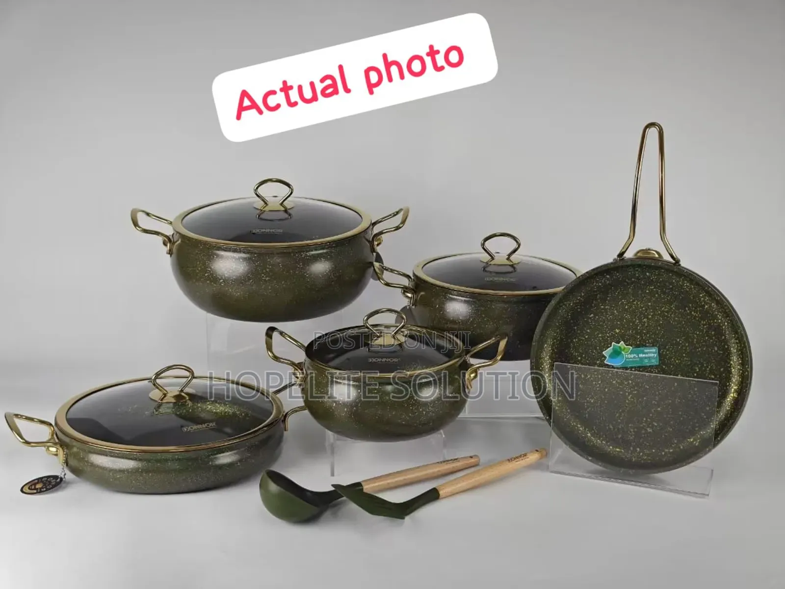 Heavy Elegant Granite Cooking Pot