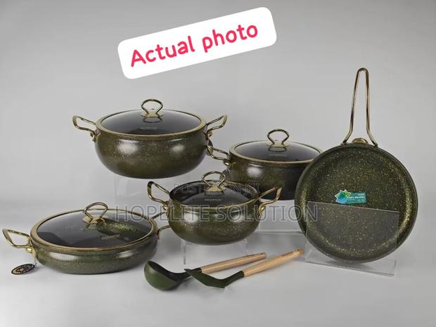 Heavy Elegant Granite Cooking Pot - thumbnail 10