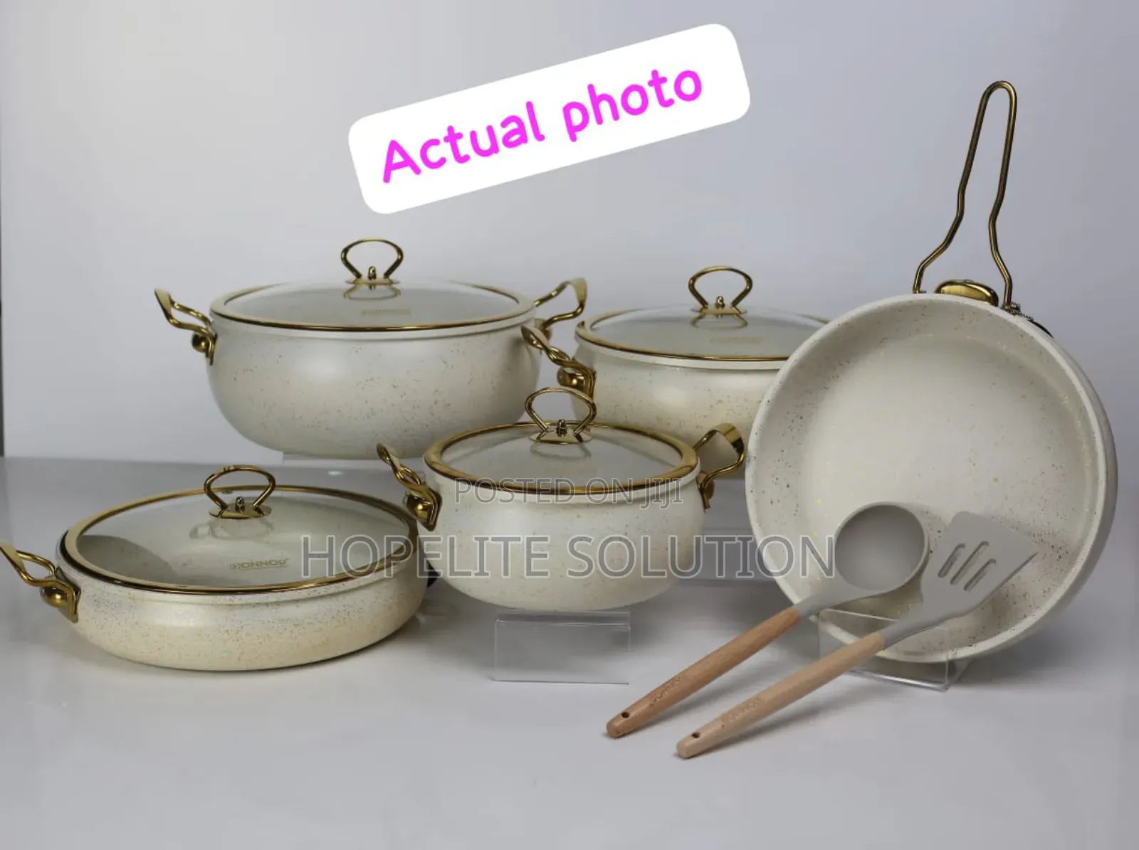 Heavy Elegant Granite Cooking Pot