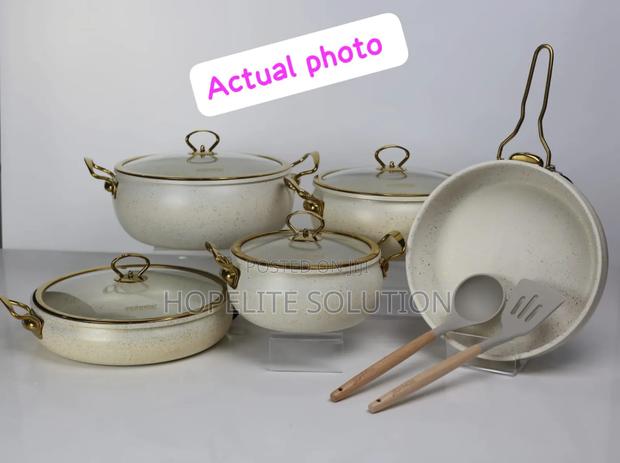 Heavy Elegant Granite Cooking Pot - thumbnail 11