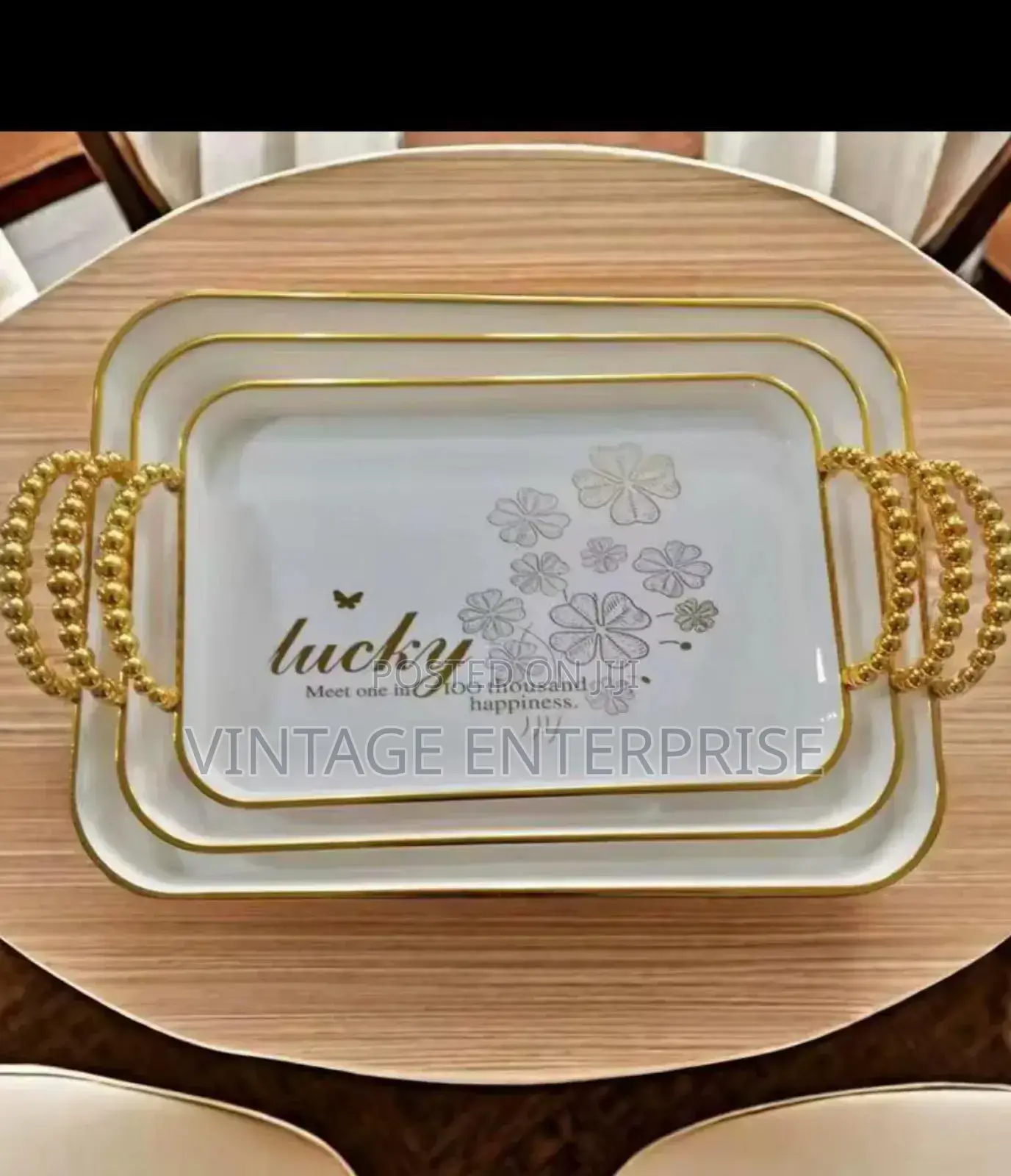 Set of 3 Tray Set