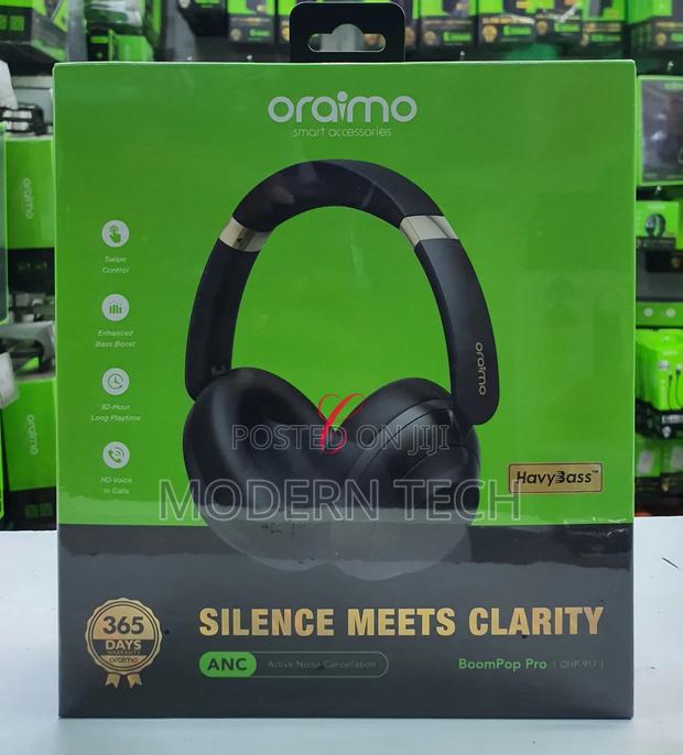 Oraimo Boompop Pro Anc Over-Ear Headphones/ 8hrs - main view