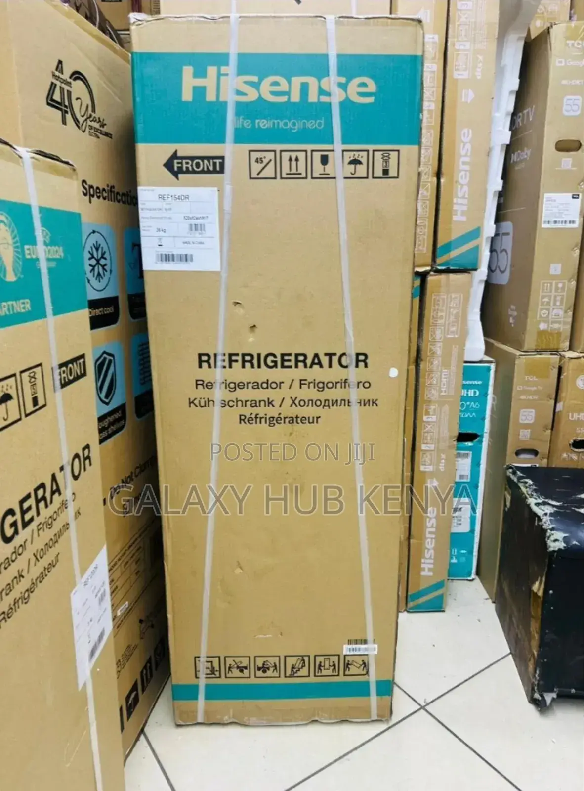 Hisense 154l Ref154dr Double Door Refrigerator – Silver