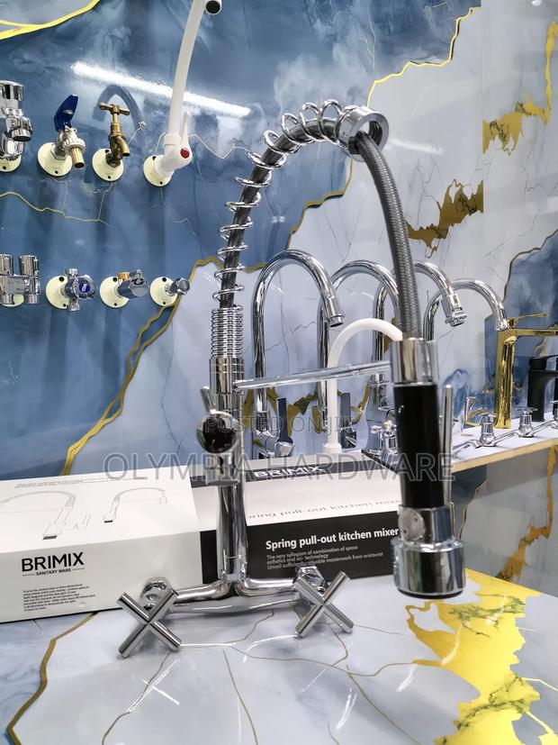 Brimix Kitchen Mixer Wall (Silver and Black - thumbnail 2