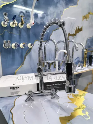 Brimix Kitchen Mixer Wall (Silver and Black