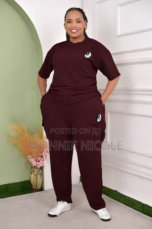 Maroon Quality Plus Size Tracksuit