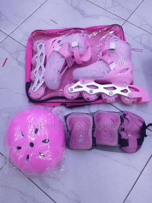 Rubber Skates With Led Flashing Wheels - main view