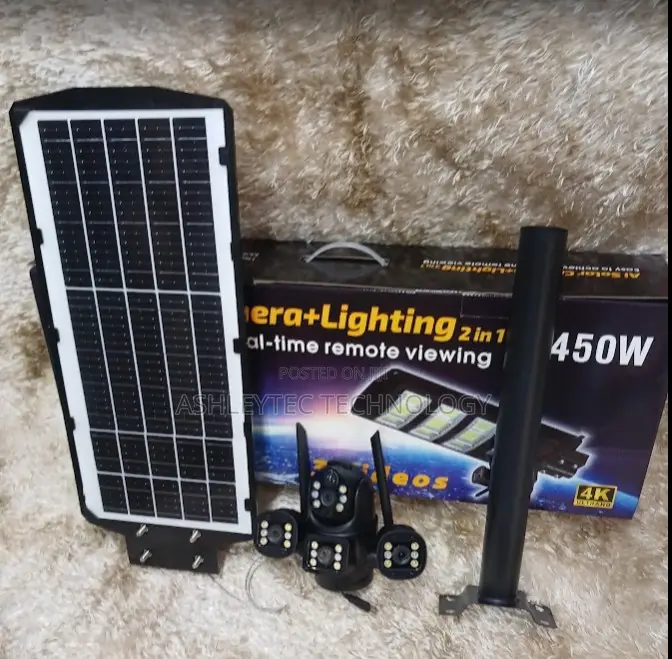 Solar Street Light Camera 450 Watts 450w V380 Solar Camera