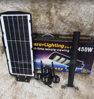 450 Wat 2in1 Solar and Camera Lighting Street Light Survelli